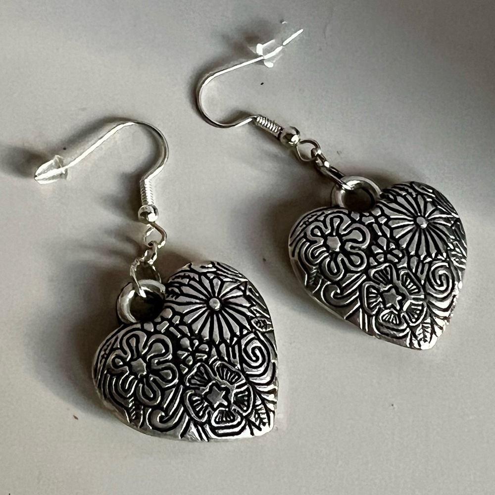 Hearts In Bloom Dangle Earrings